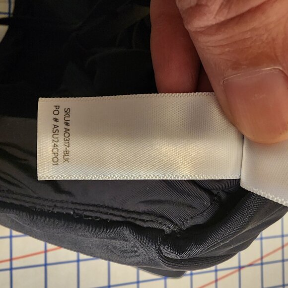 Andie The Cheeky Amalfi One Piece Broken Strap Black Large - Picture 8 of 9